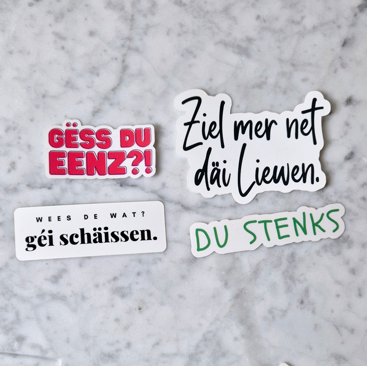 4 Lëtzebuergeg Sticker