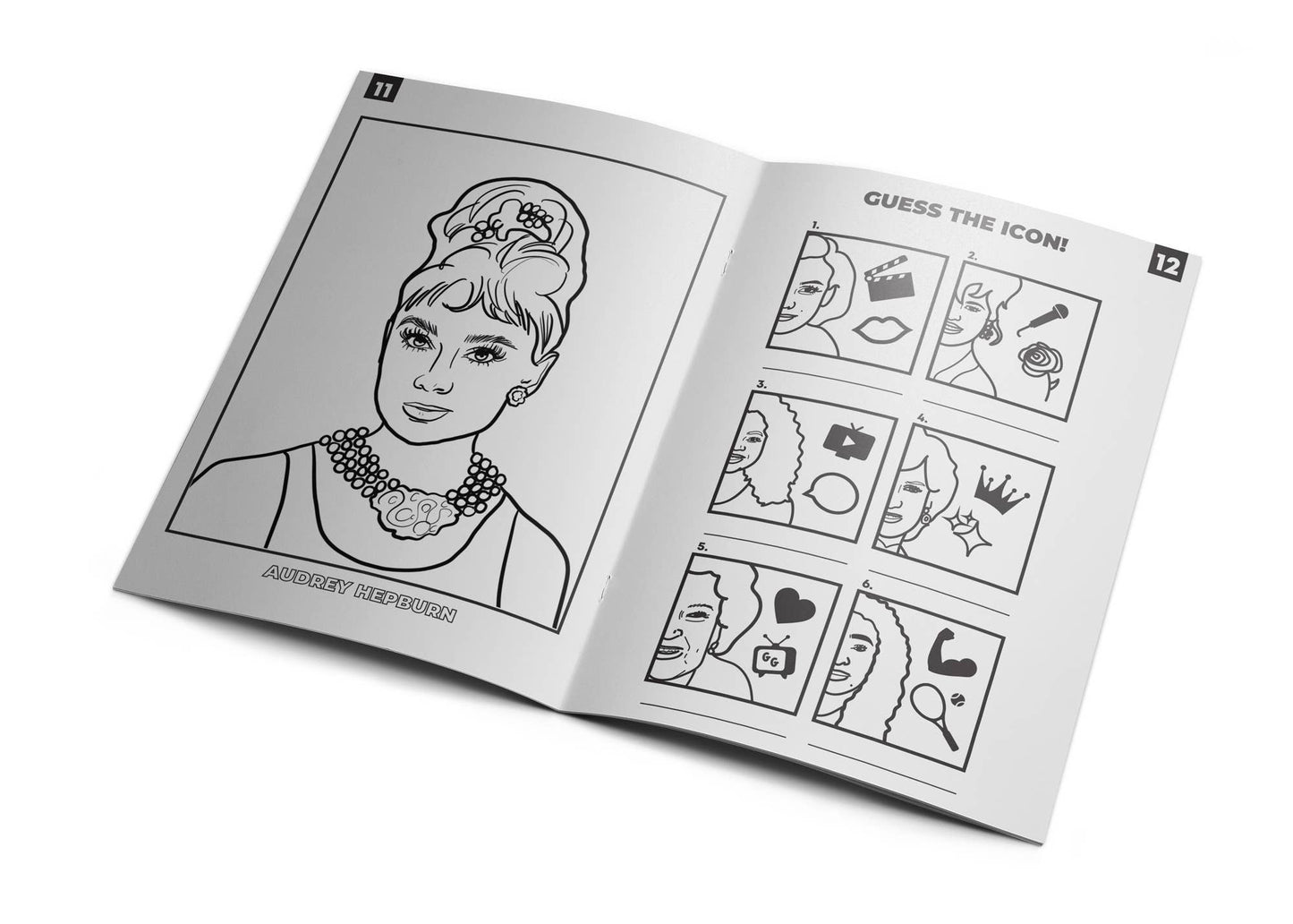 Iconic Women Activity Coloring Book