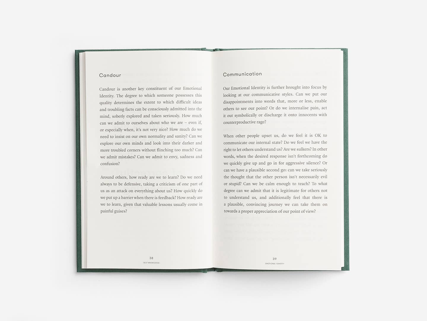 Self-Knowledge Essay Book