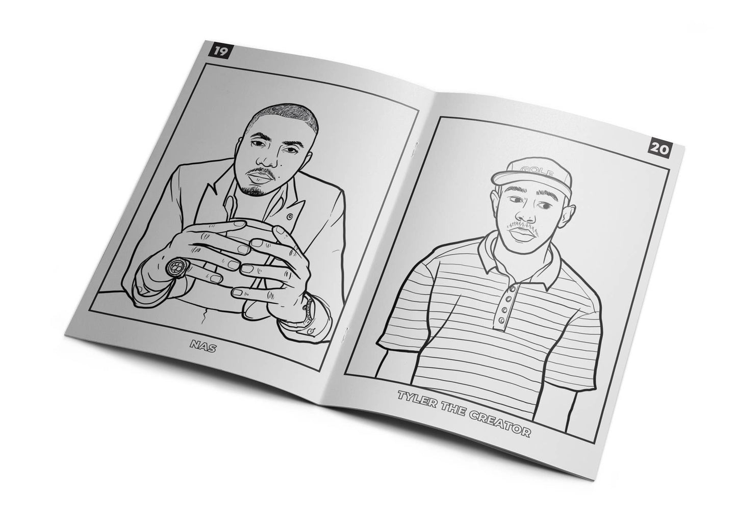Rap Legends Activity Coloring Book