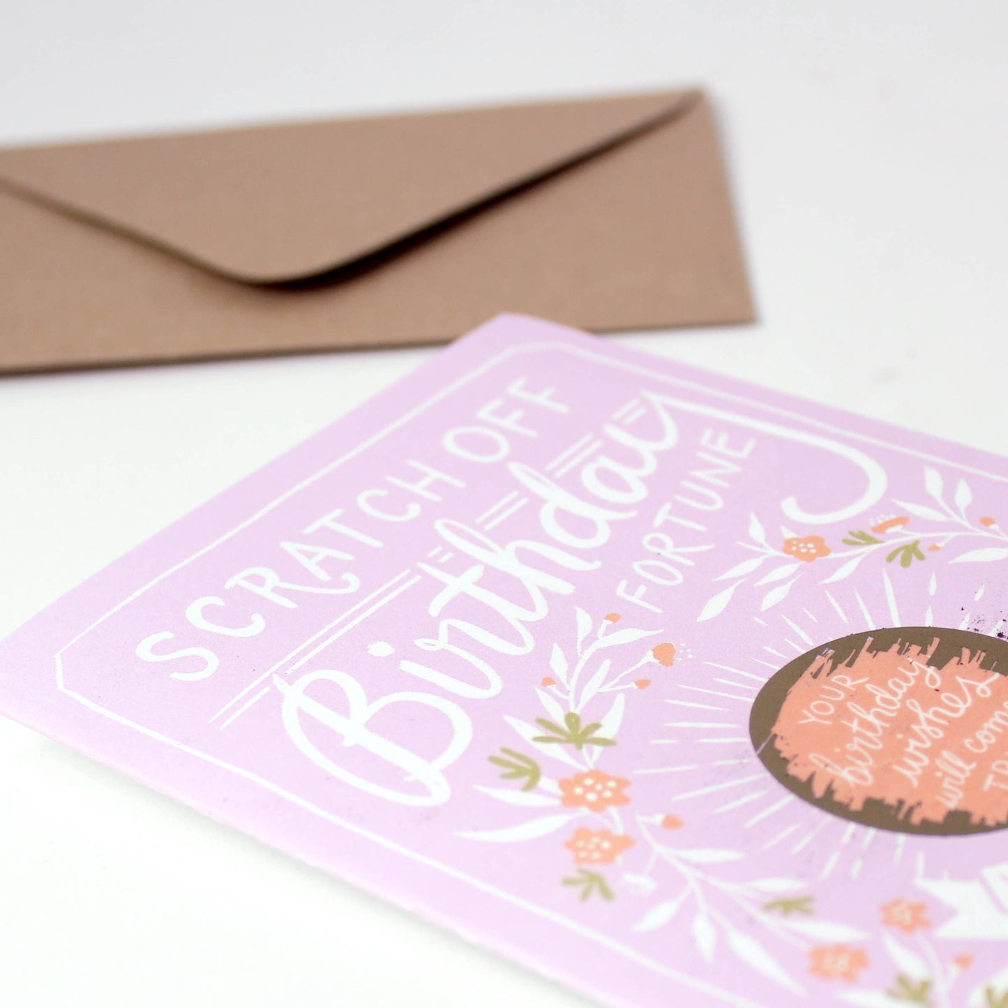 Scratch-off Fortune Card