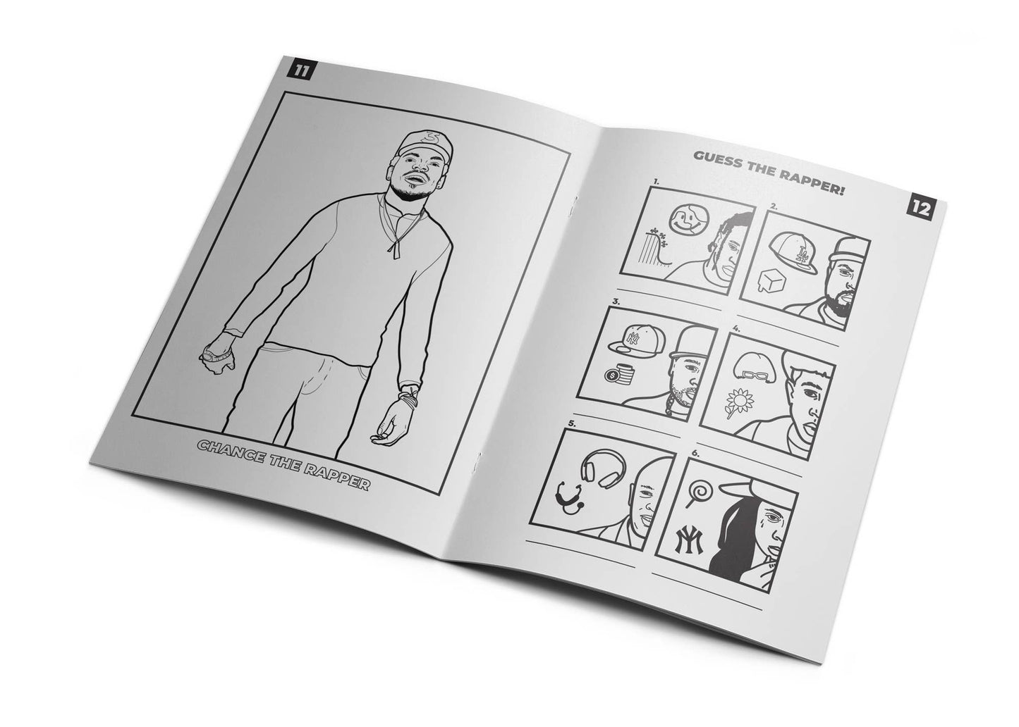 Rap Legends Activity Coloring Book