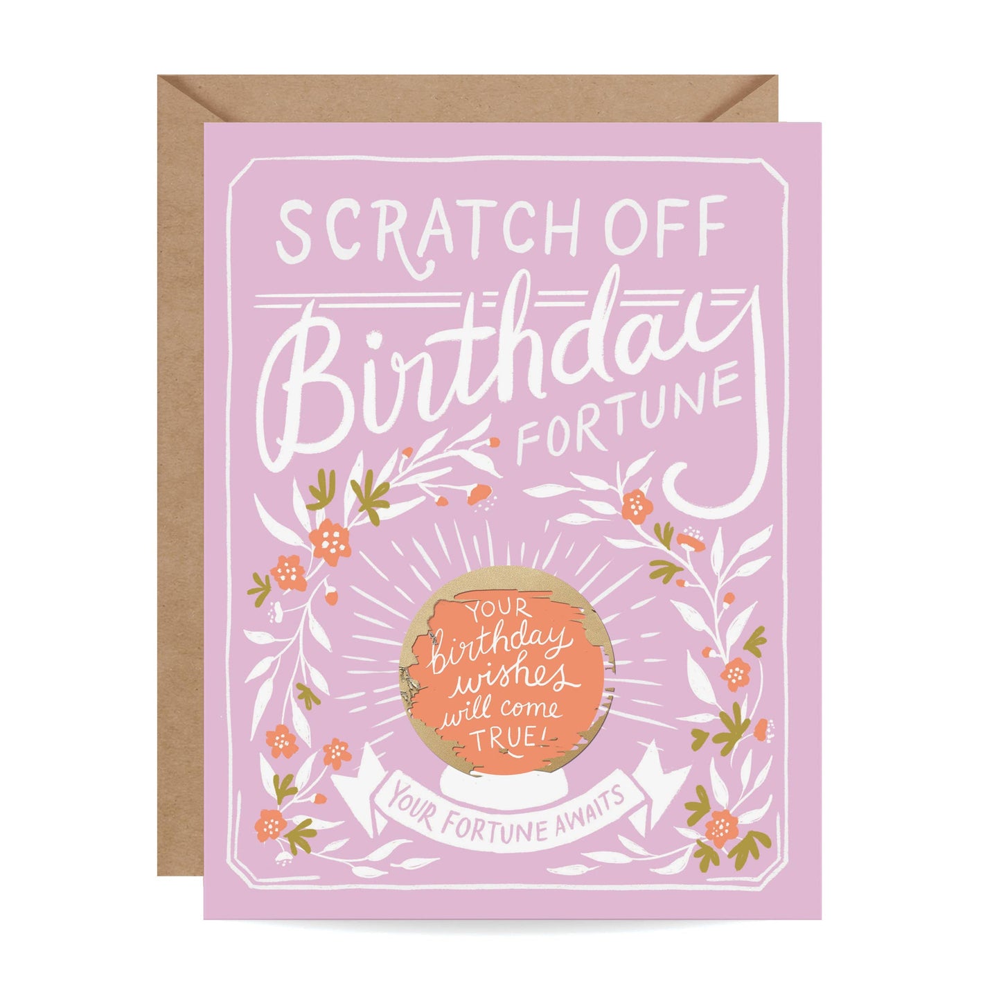 Scratch-off Fortune Card