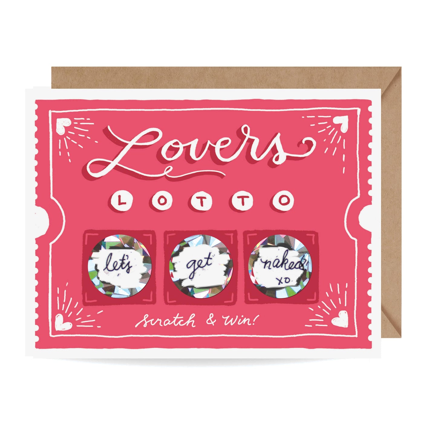 Lovers Lotto Scratch-off Card