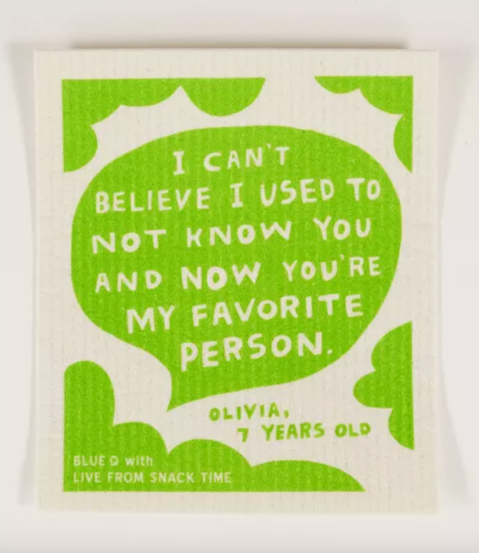 Favorite Person Dishcloth