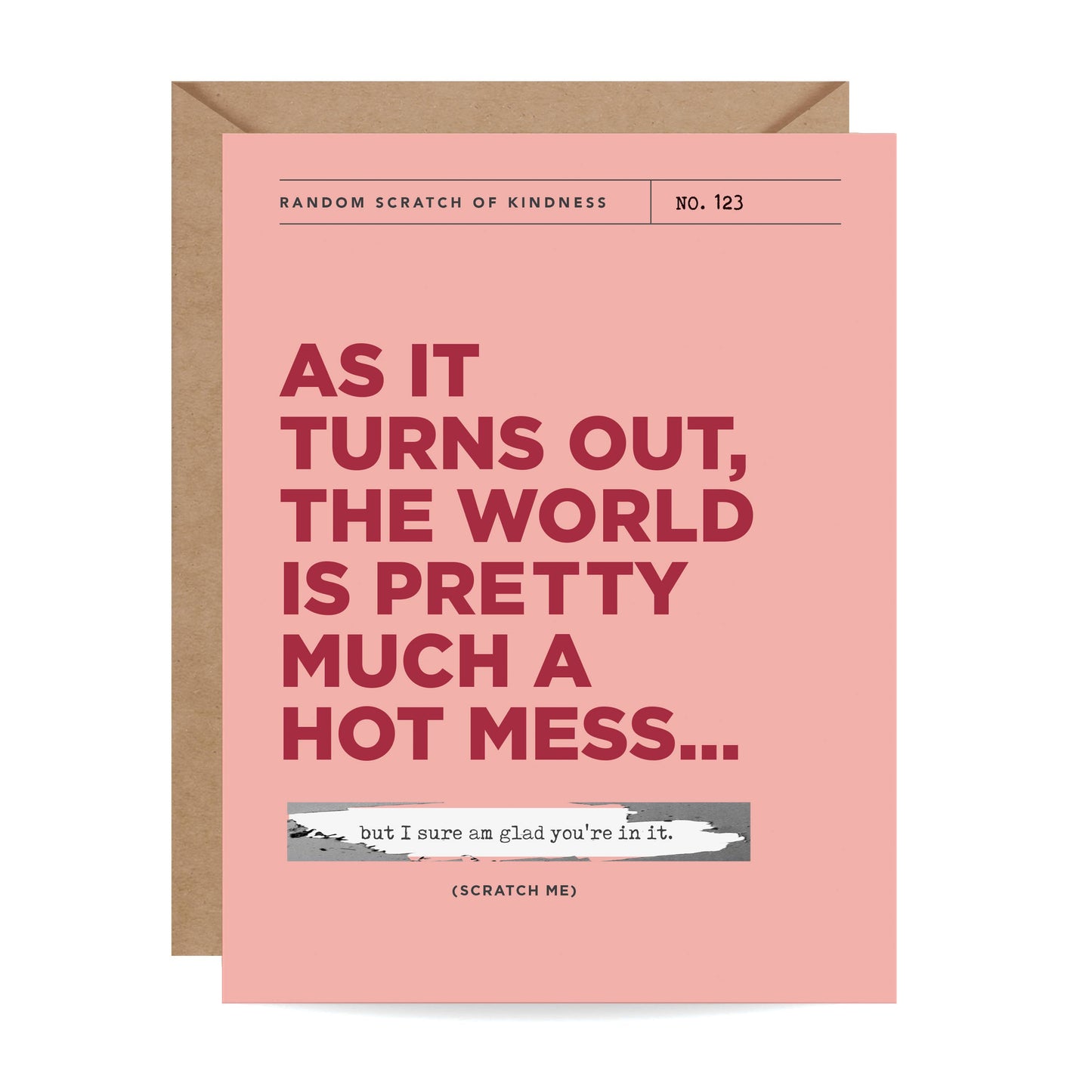 Hot Mess Scratch-off Card