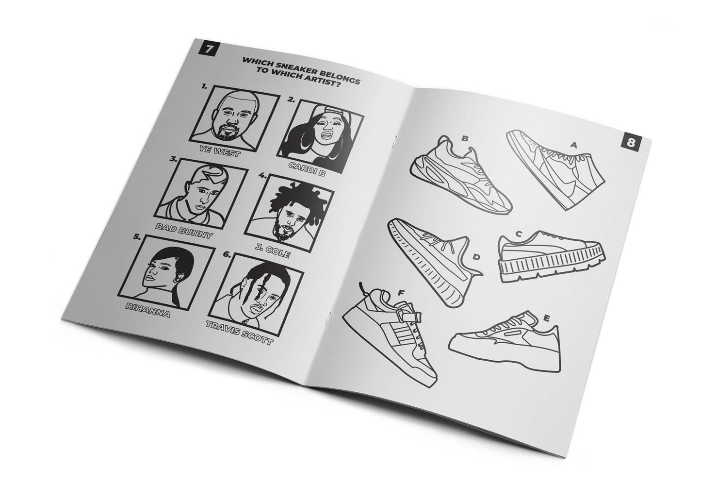 Sneaker Activity Book