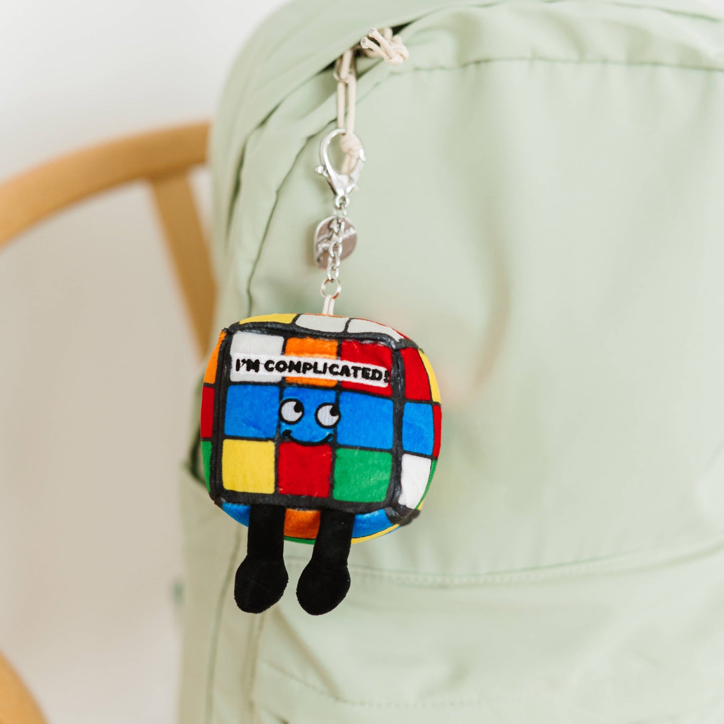 I'm Complicated Bag Charm Key Chain