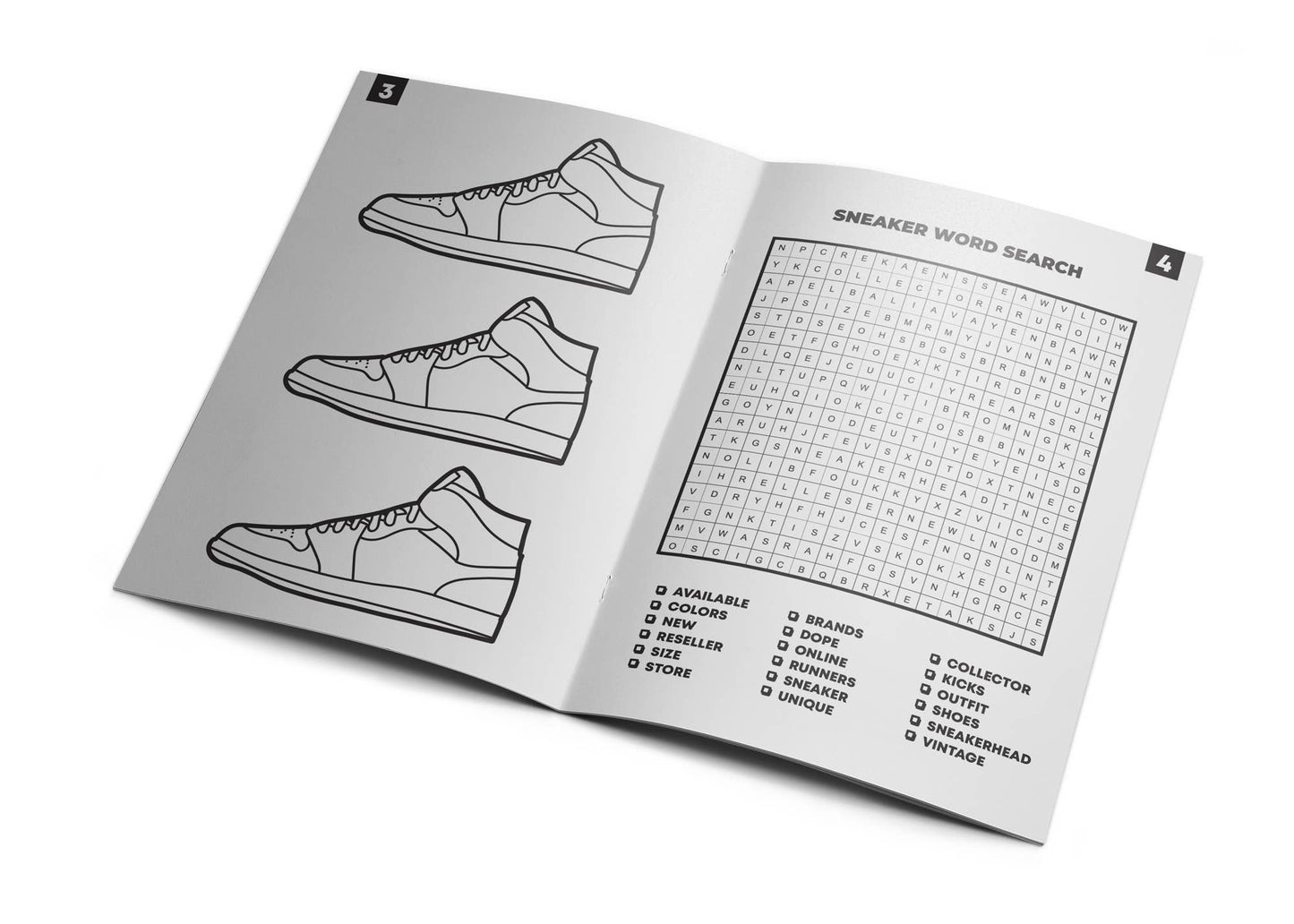 Sneaker Activity Book