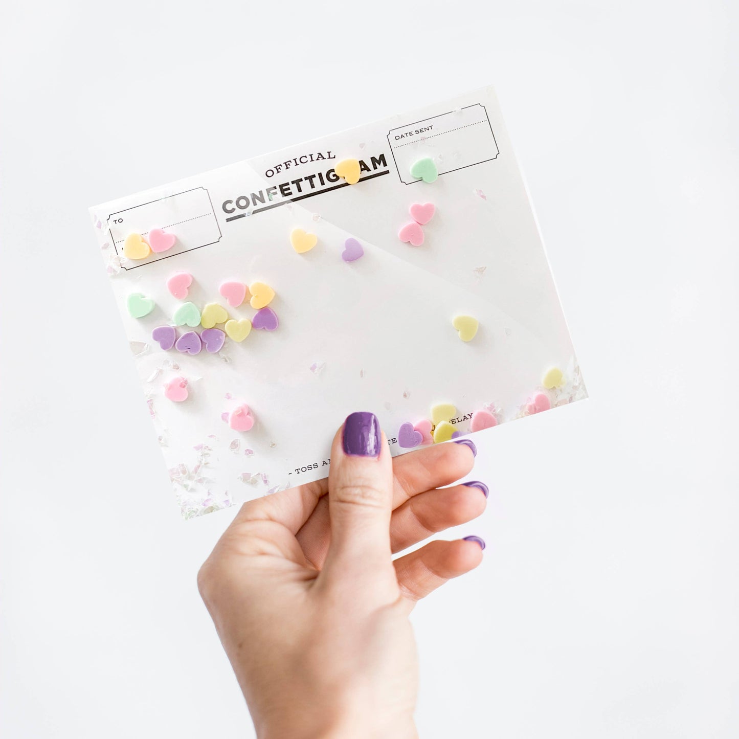 Sweethearts Confettigram Card