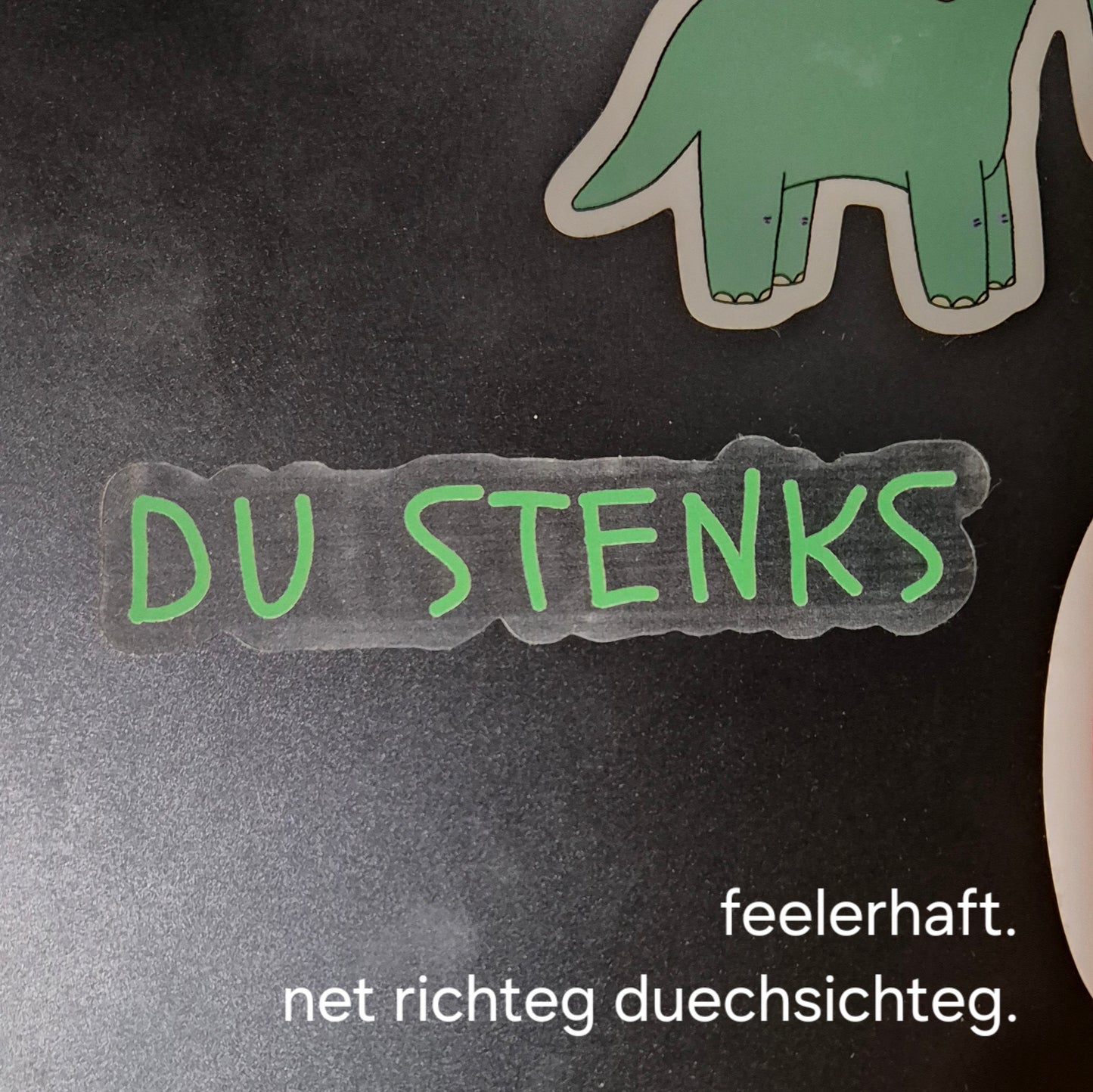 Du Stenks Sticker