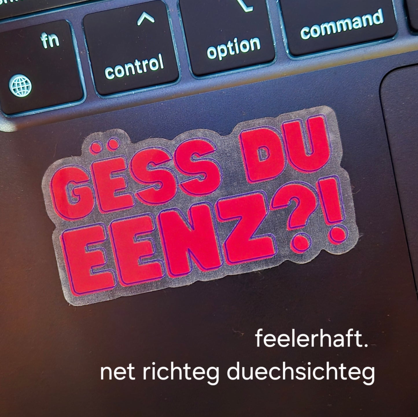 Gëss Du Eenz Sticker