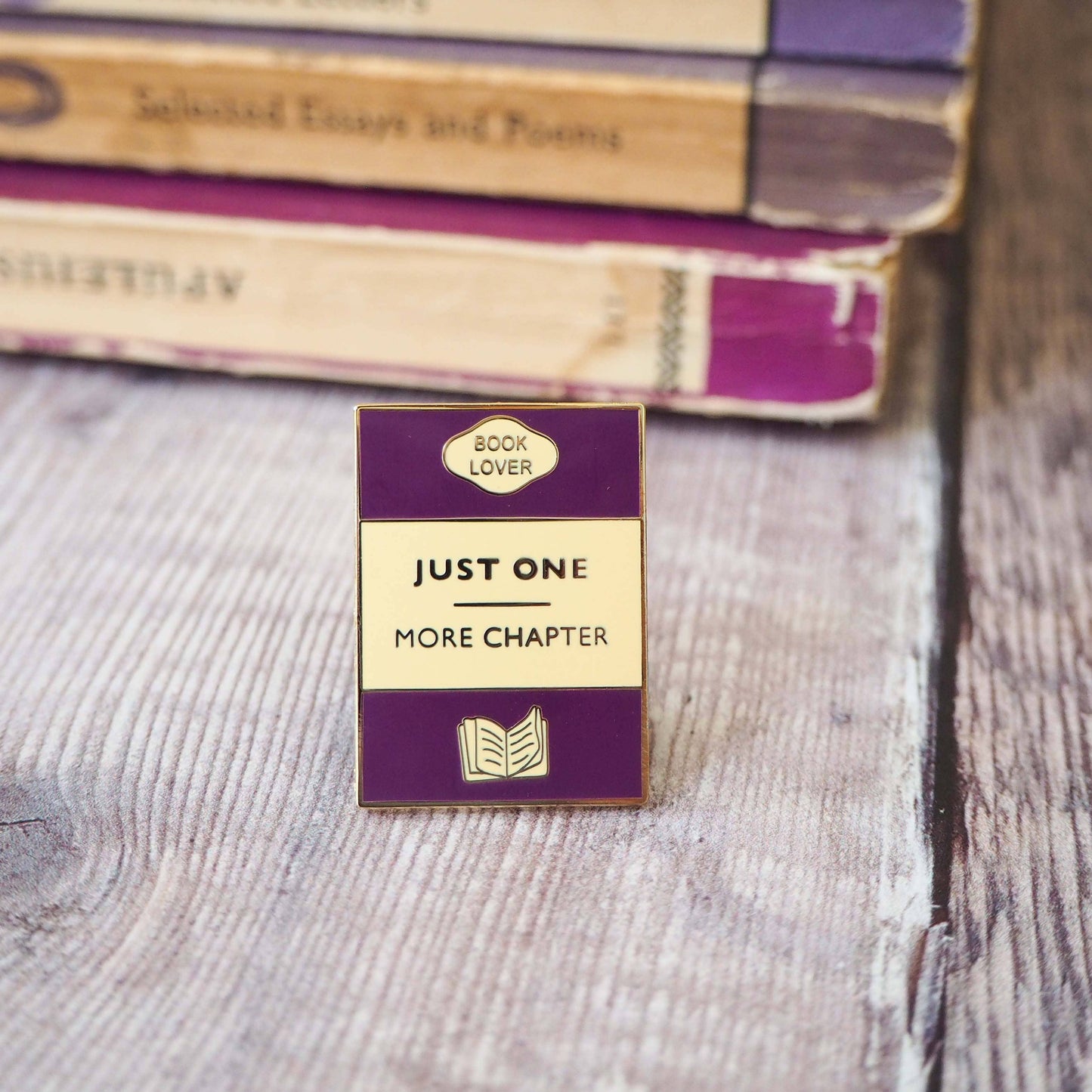 Just One More Chapter Pin