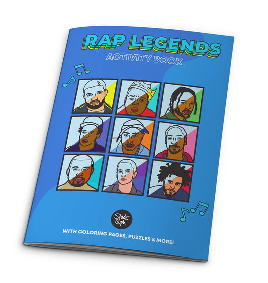 Rap Legends Activity Coloring Book