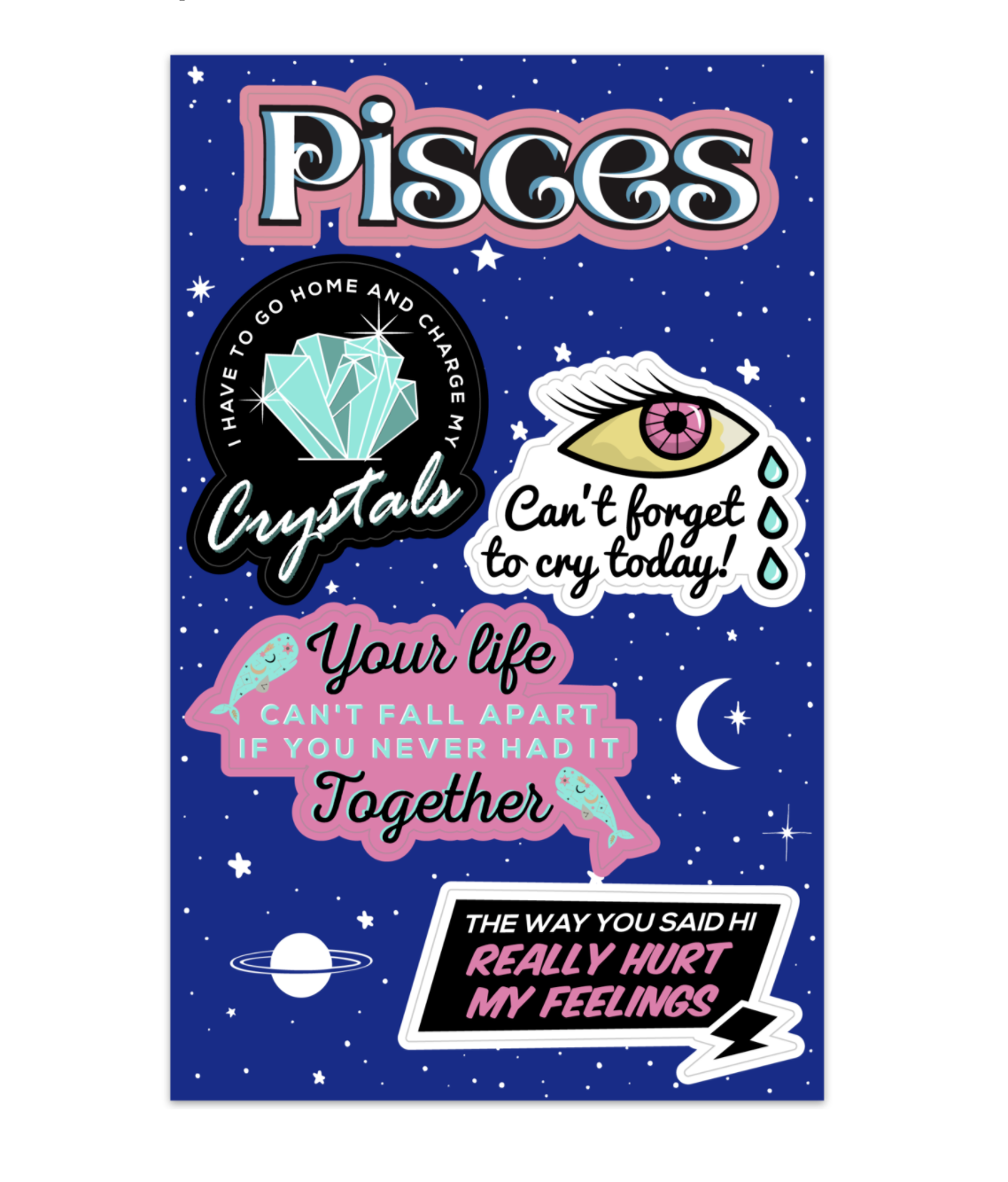 Astrological Sticker Sheet