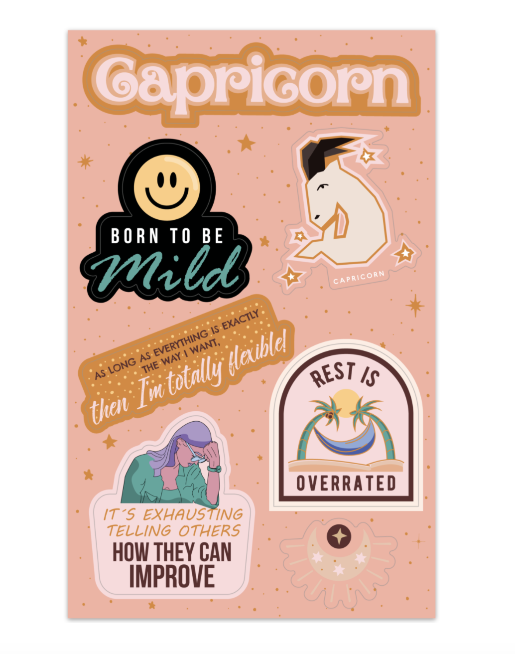 Astrological Sticker Sheet