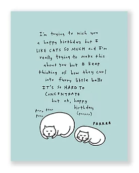Cats Birthday Card