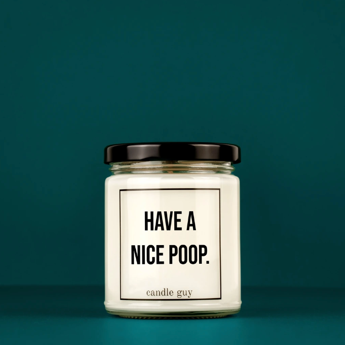 Have a Nice Poop Candle