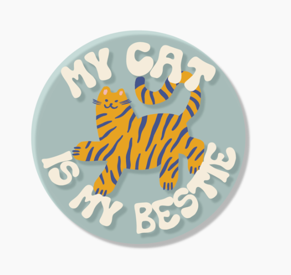 My Cat Is My Bestie Sticker