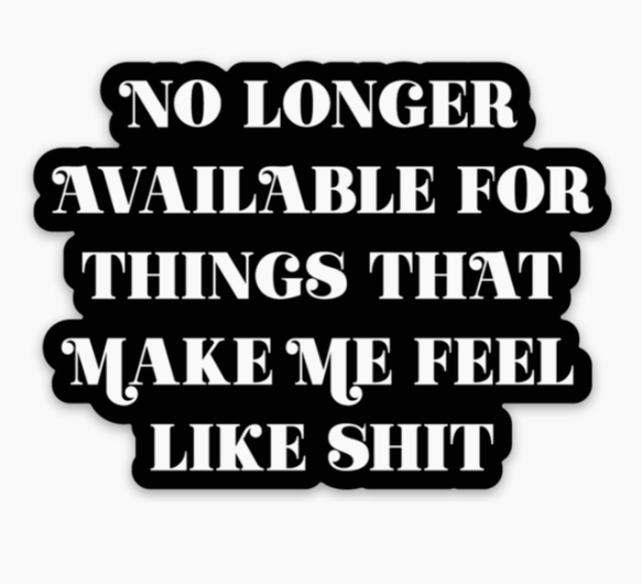 No Longer Available Sticker
