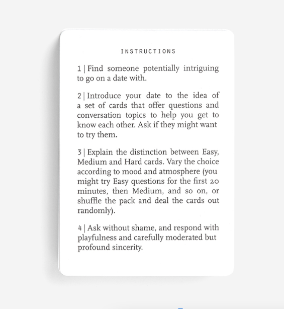 Dating Card Set