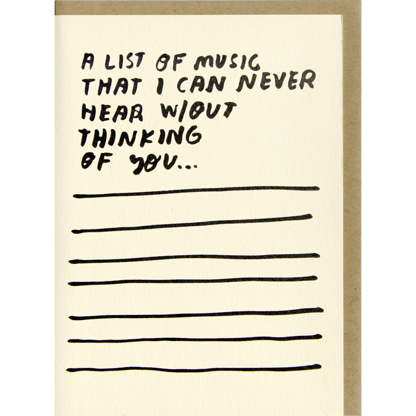 Songs Card