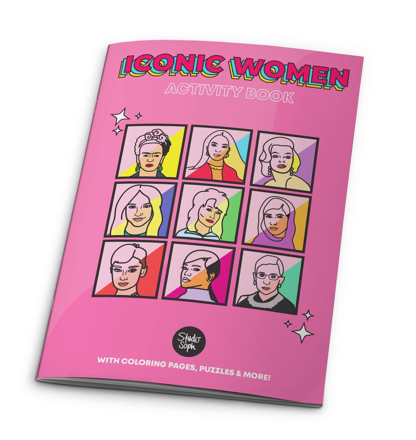 Iconic Women Activity Coloring Book