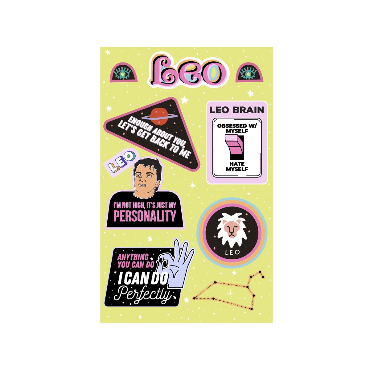 Astrological Sticker Sheet