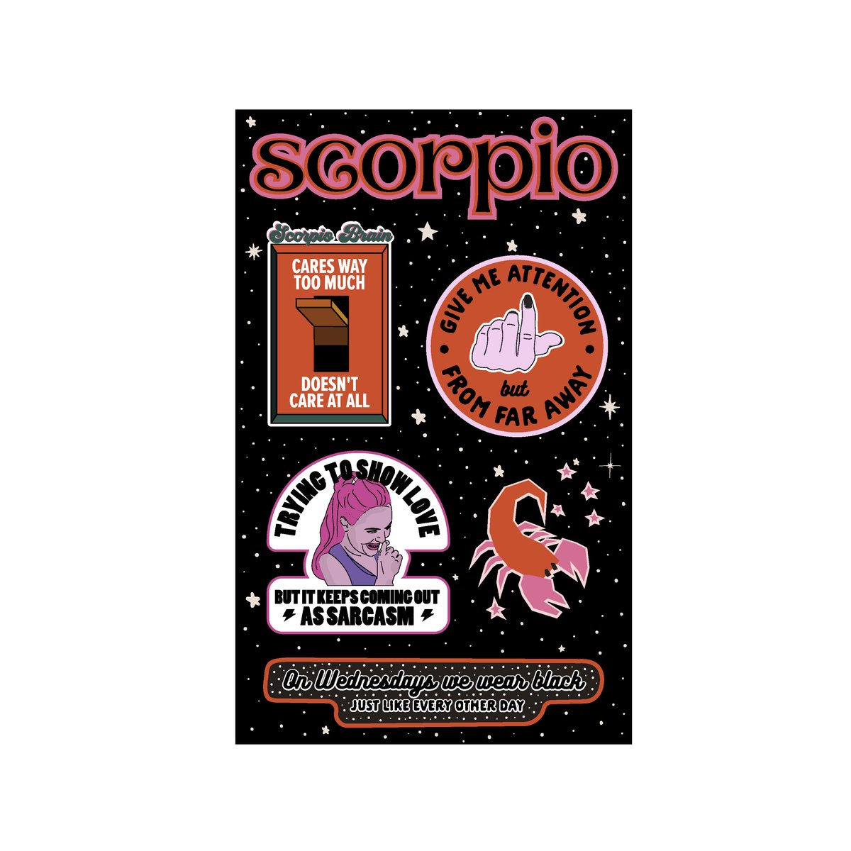 Astrological Sticker Sheet