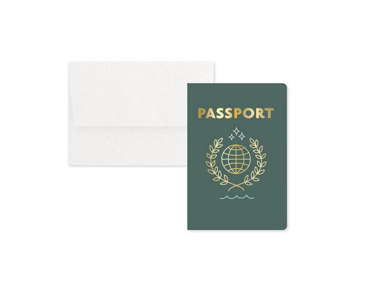 Passport Pop Up Card