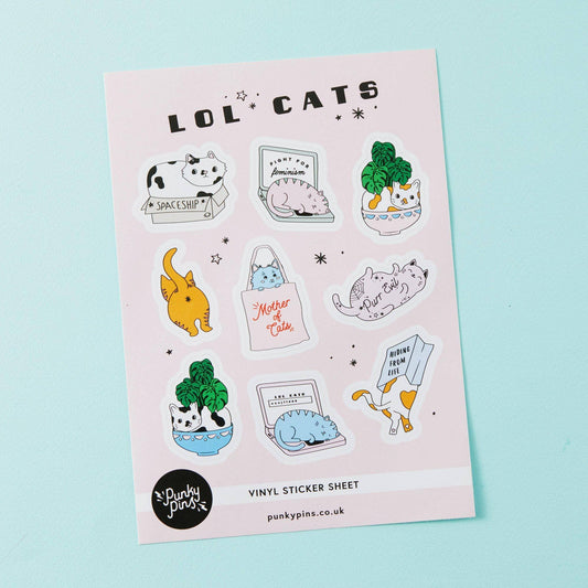 LOL Cats Sticker Sheet