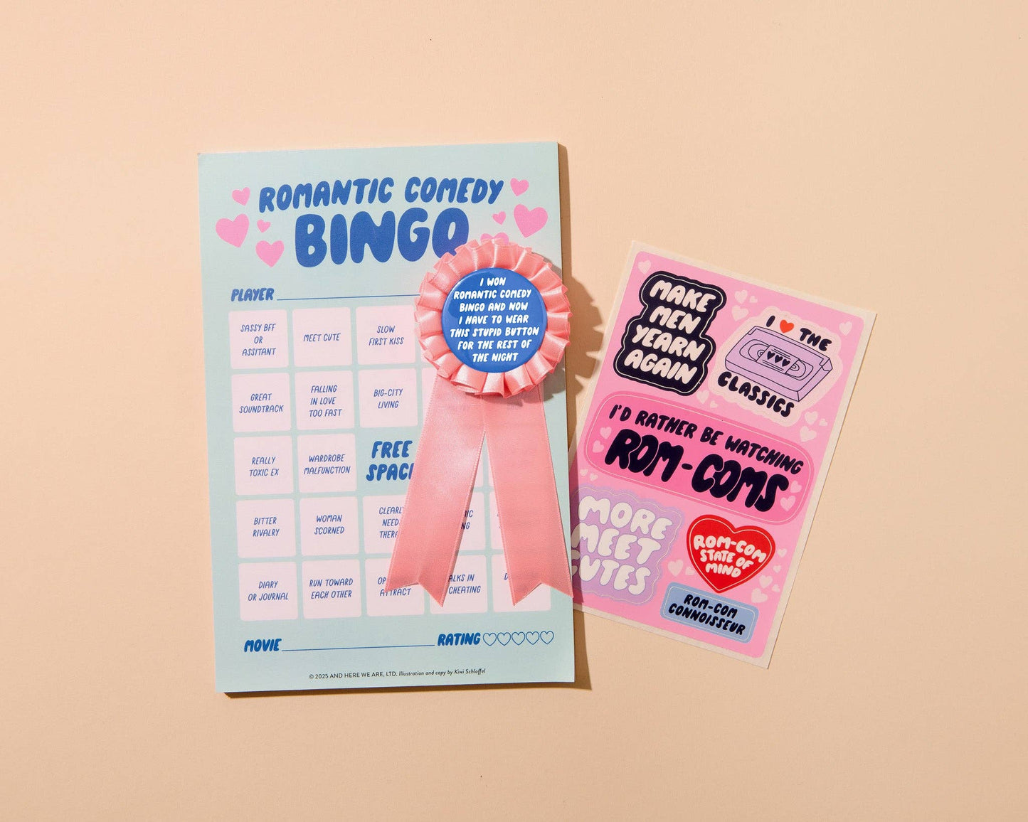 Movie Night Bingo - Rom-Coms