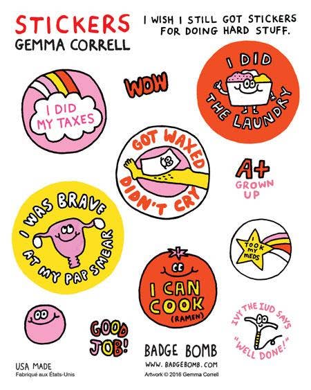 I Wish I Still Got Stickers for Doing Stuff