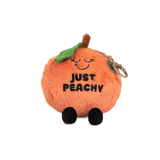 Just Peachy Bag Charm Key Chain
