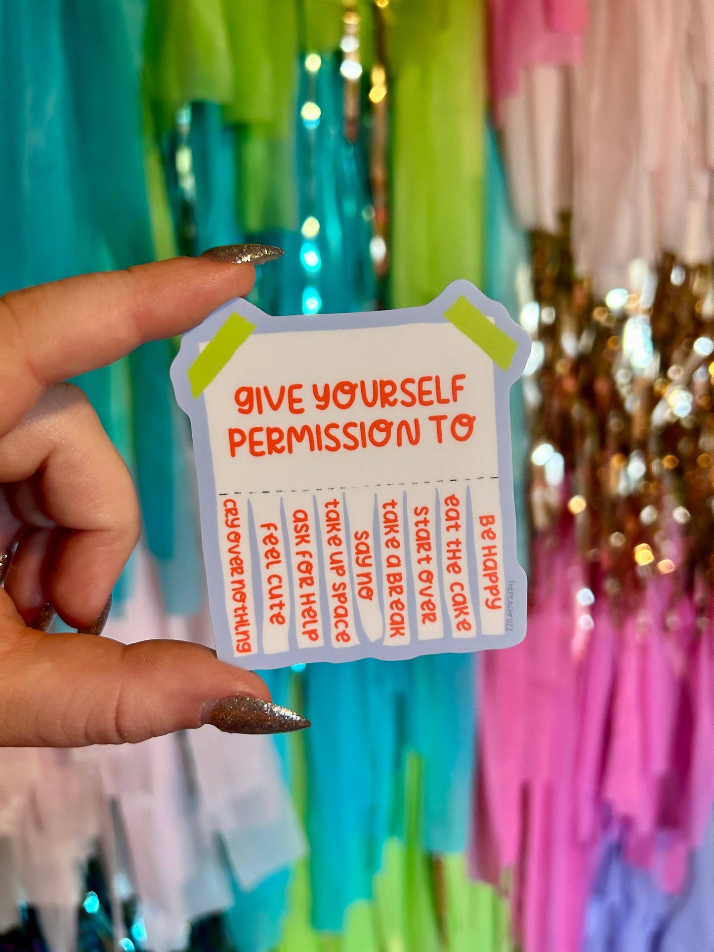 Give Yourself Permission Sticker