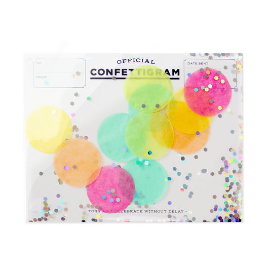 Disco Confettigram Card