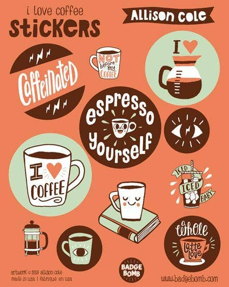 Coffee Sticker Sheets