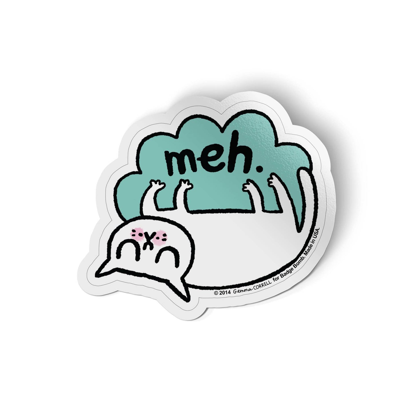 Meh Cat Sticker