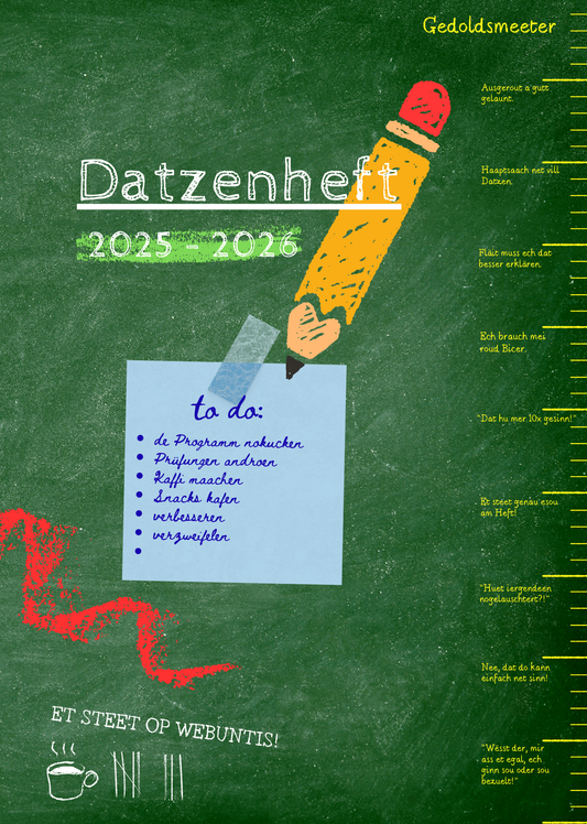 Datzenheft (PRE-ORDER)
