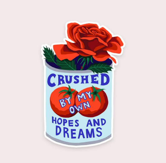 Crushed Vinyl Sticker