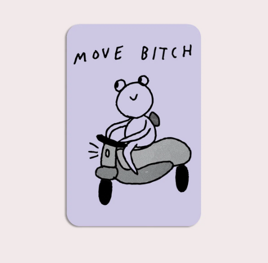 Move Bitch Vinyl Sticker