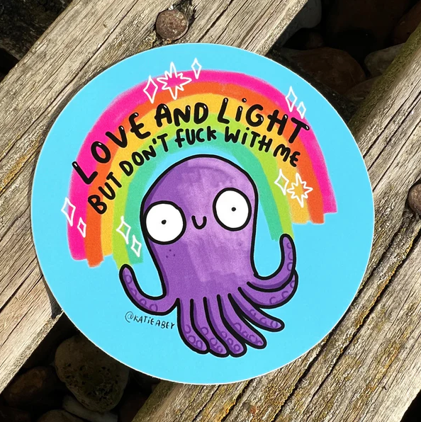 Love and Light Vinyl Sticker