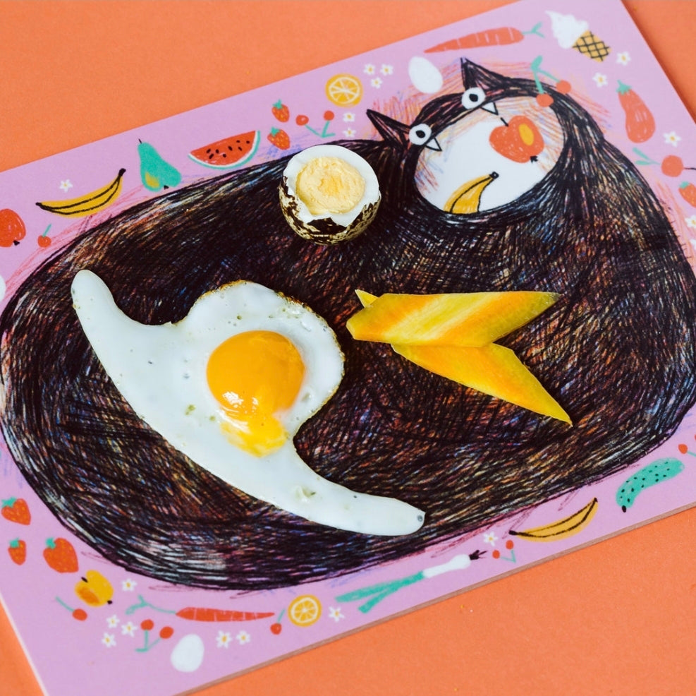 Black Cat Breakfast Board