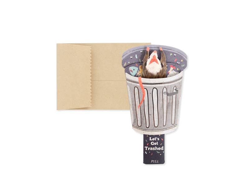 Trash Pop Up Card