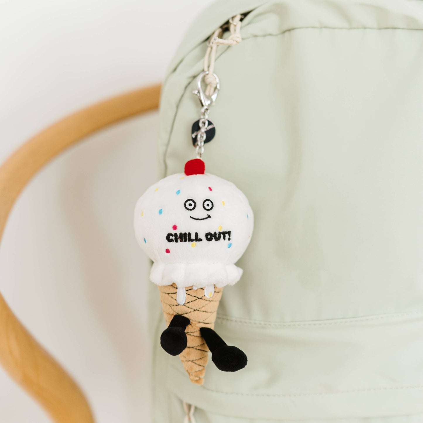 Chill Out Bag Charm Keychain