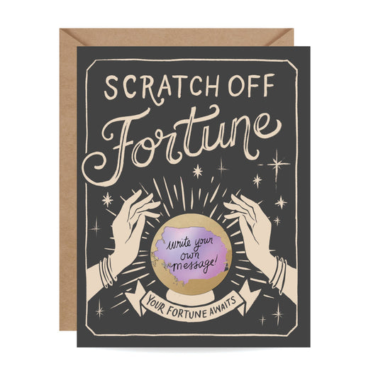 Scratch-off Fortune Card