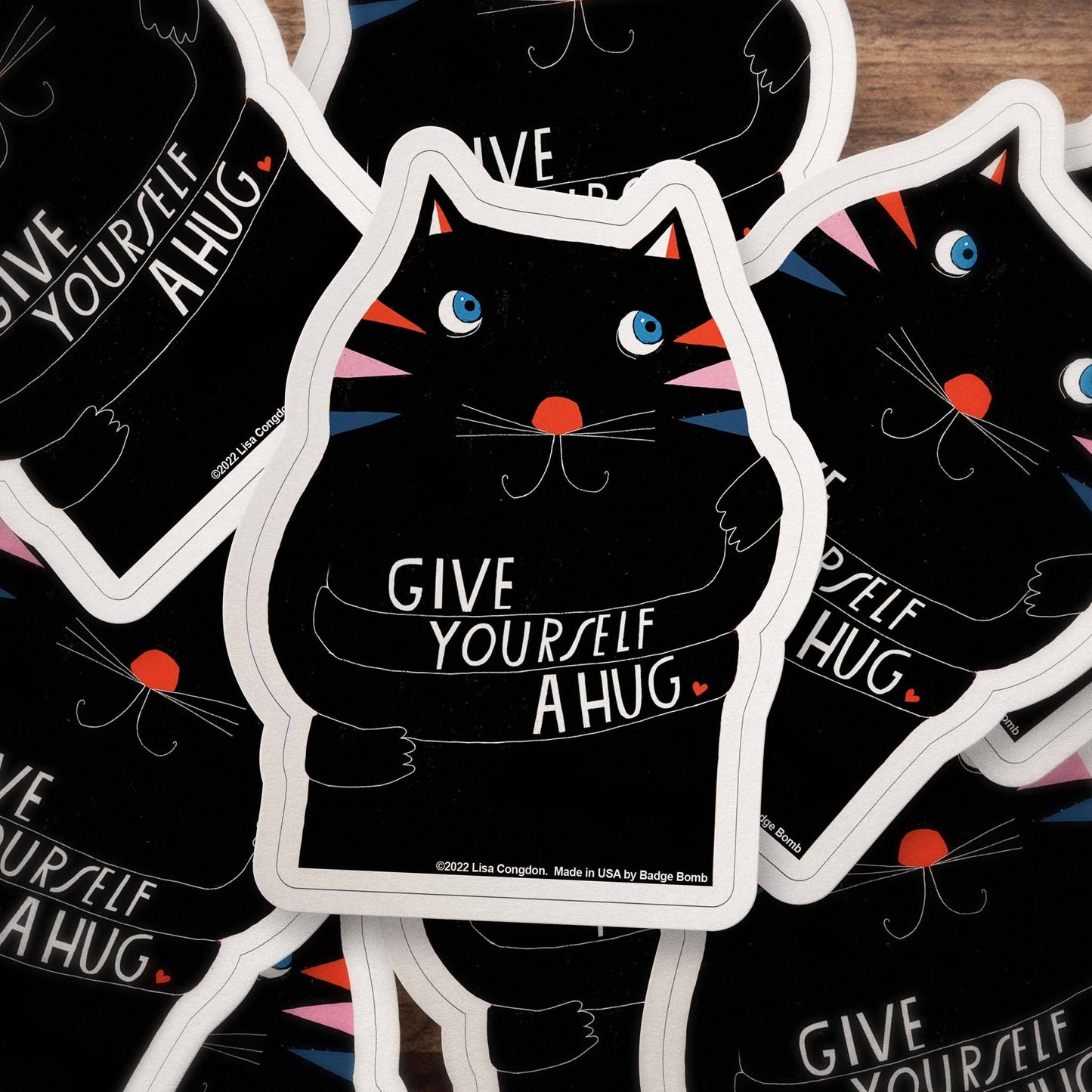 Give Yourself A Hug Sticker