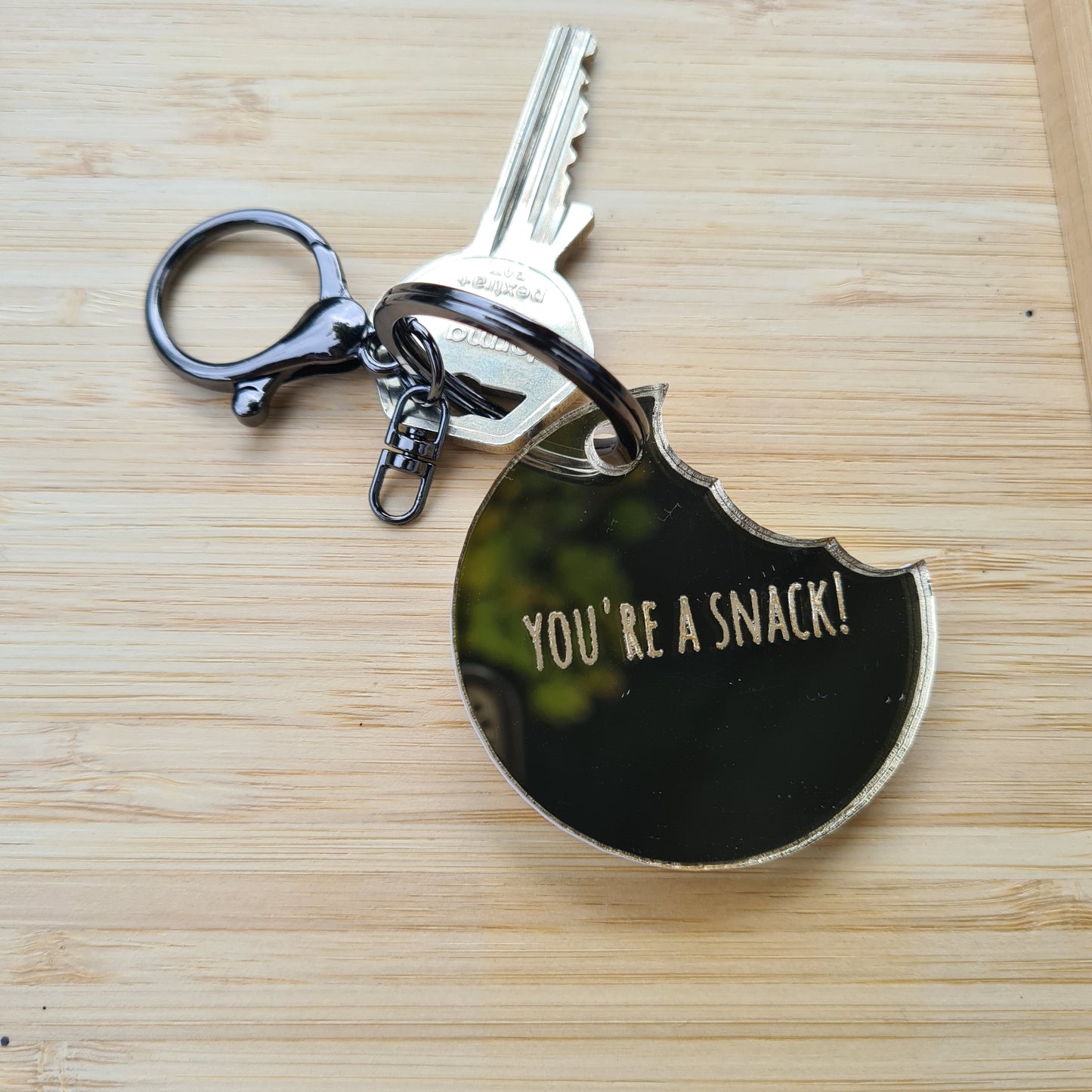 You're a Snack Mirror Keychain
