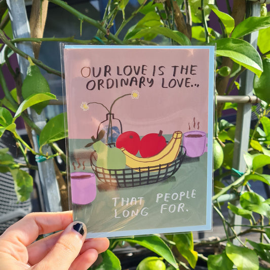 Ordinary Love Card