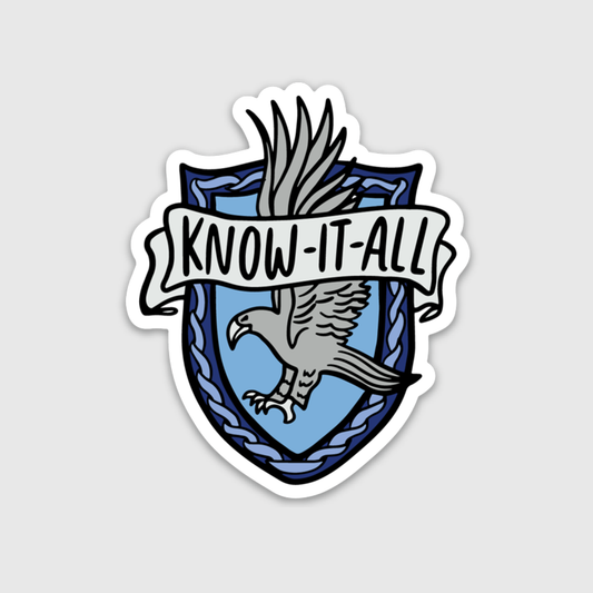 Know It All Sticker